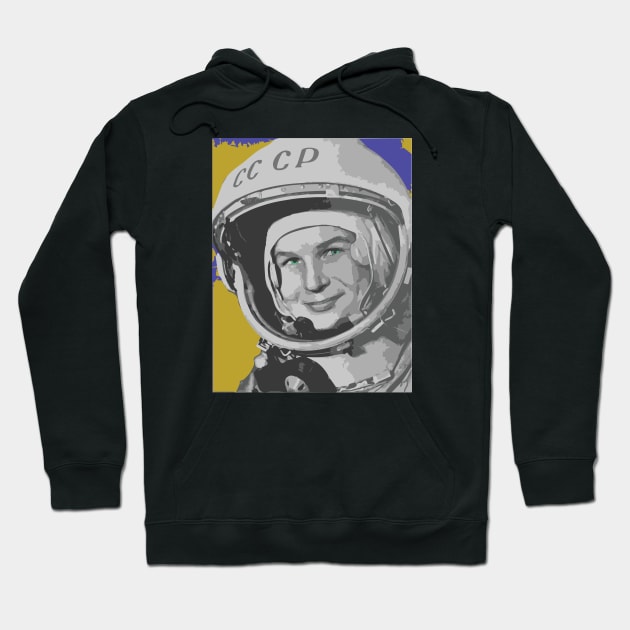First Woman in Space Hoodie by EdwardLarson